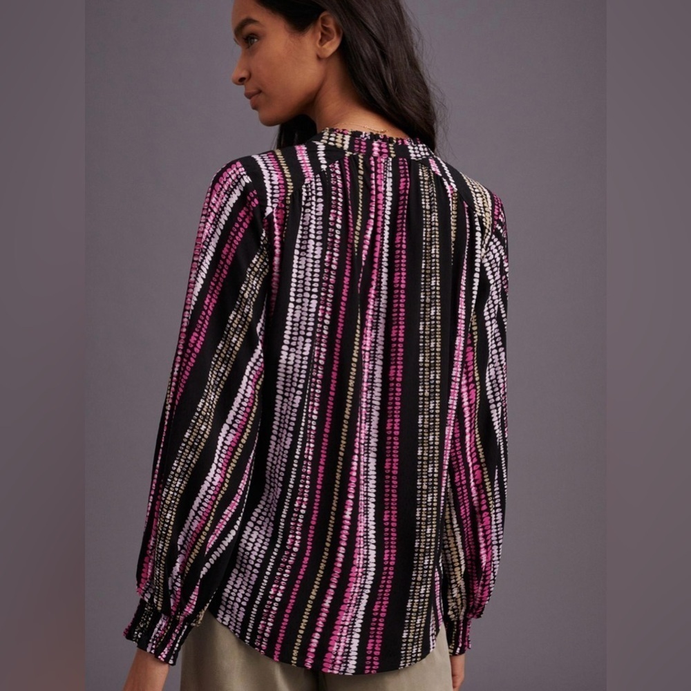 Anthro Maeve Colette Peasant Blouse Sz. Medium - Picture 3 of 13